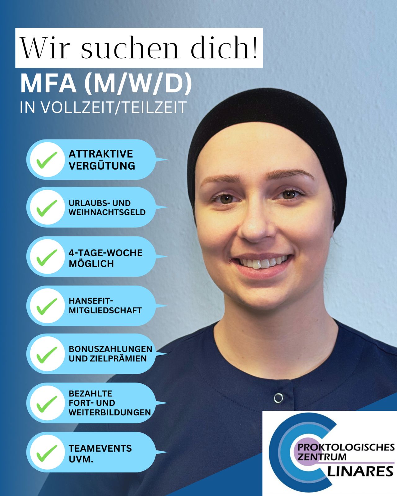Stellenanzeige MFA Stellenanzeige MFA Vollzeit/Teilzeit bei Proktologie Linares in 77704 Oberkirch